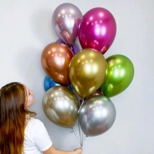 Chrome Balloons - 5pcs Set