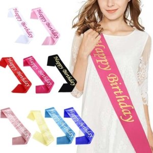 Happy Birthday Sash