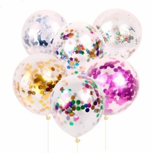 Confetti Balloons - 5pcs Set
