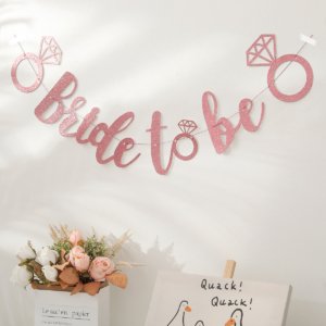 Bride to Be Mirror Banner Set